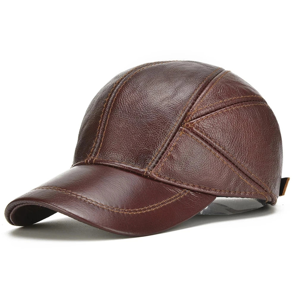District Leather Cap - London Lake