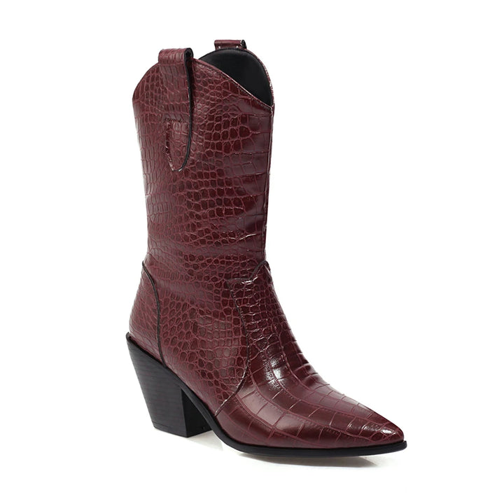 Dakota Leather Boots - London Lake