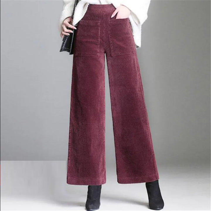 Ashbury Corduroy Wide Leg Pants - London Lake
