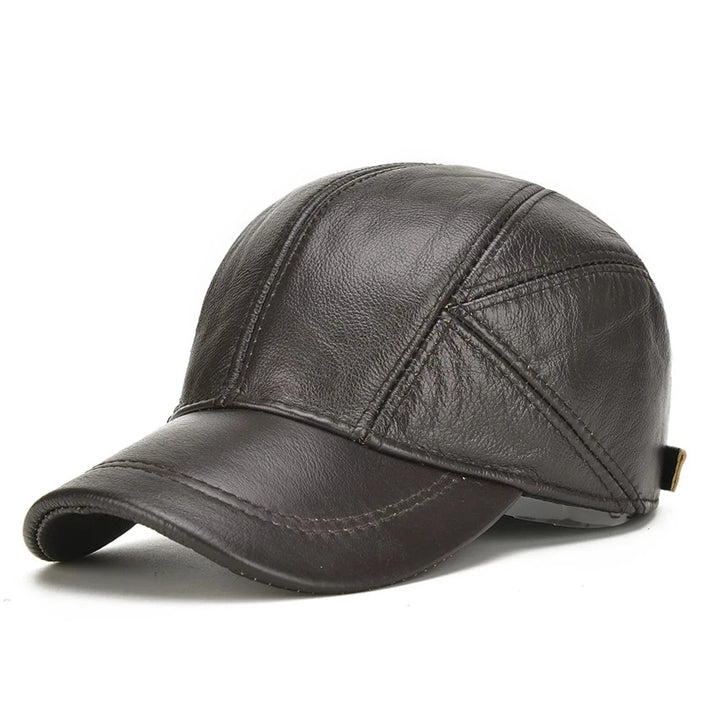 District Leather Cap - London Lake