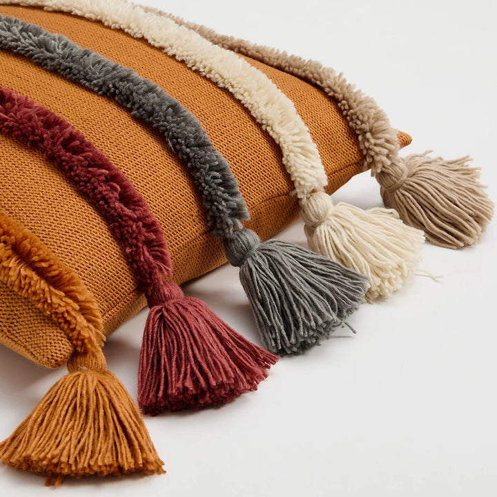 Hearthside Tassel Pillow Cover - London Lake