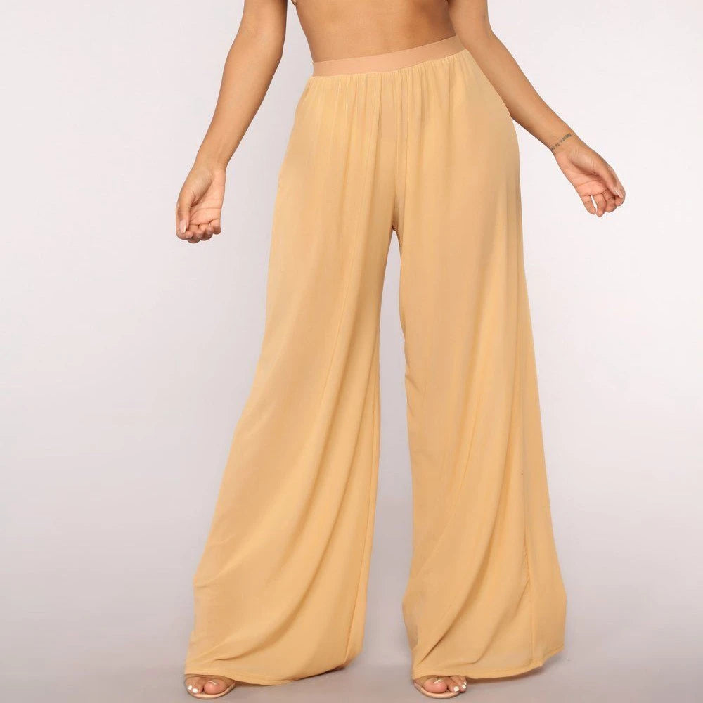High Waist Sheer Pants - London Lake
