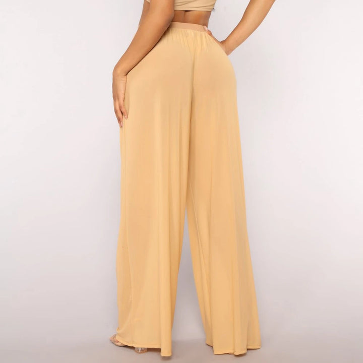 High Waist Sheer Pants - London Lake