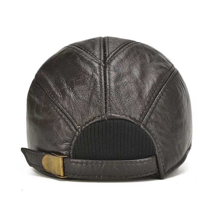 District Leather Cap - London Lake