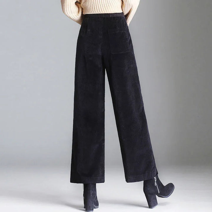 Ashbury Corduroy Wide Leg Pants - London Lake