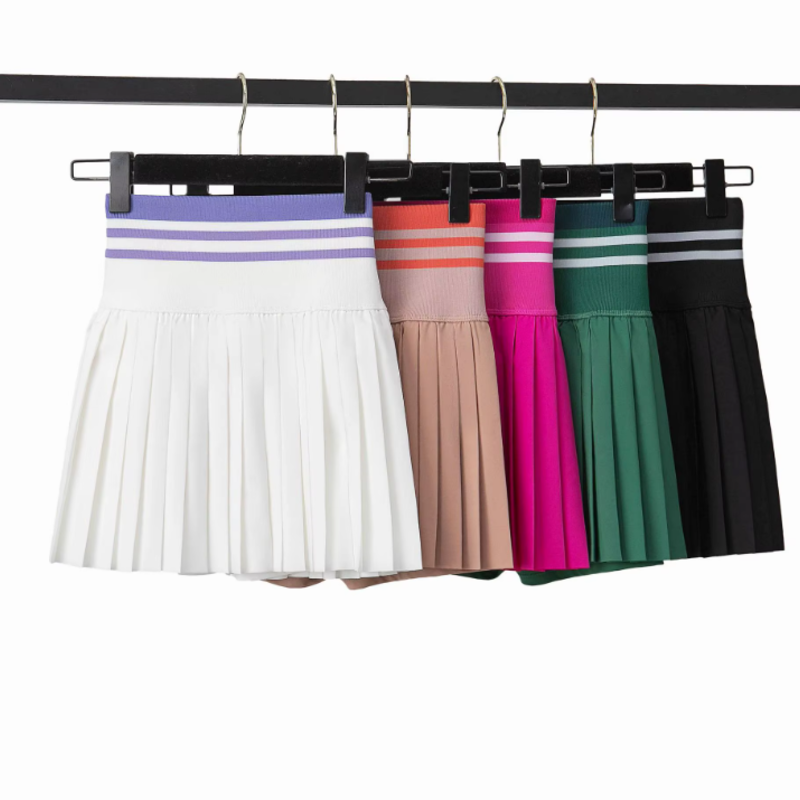 Match Point Pleated Skirt - London Lake