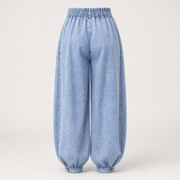 High Waist Balloon Jeans - London Lake