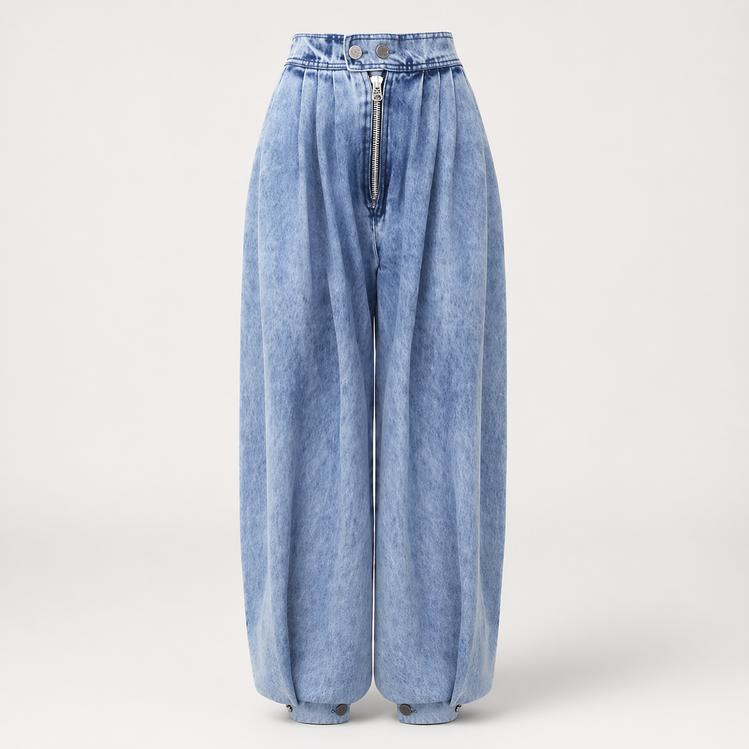 High Waist Balloon Jeans - London Lake