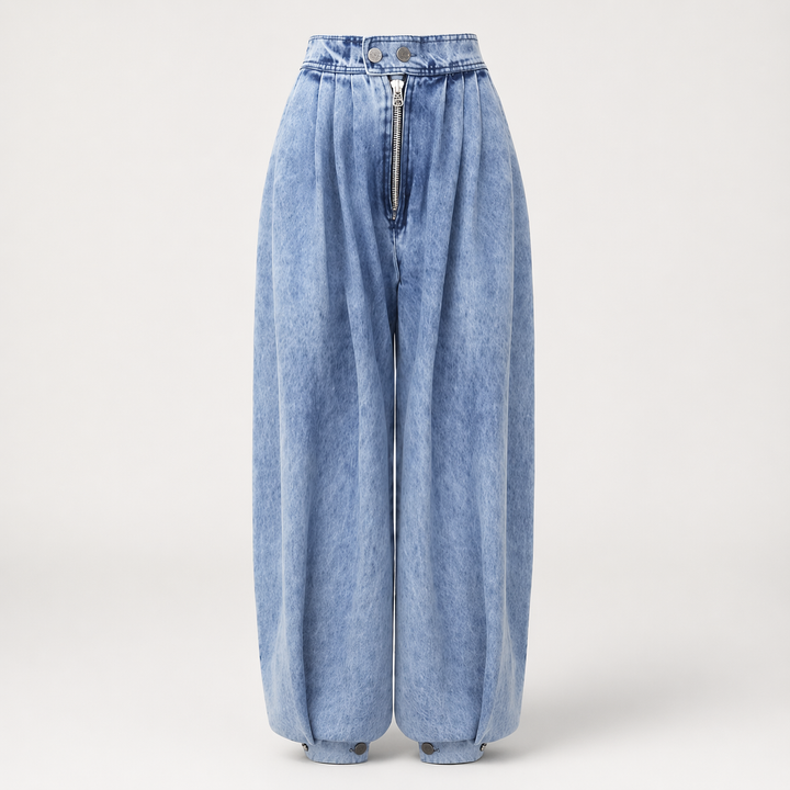 High Waist Balloon Jeans - London Lake