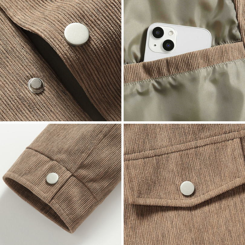 Jackson Corduroy Jacket - London Lake