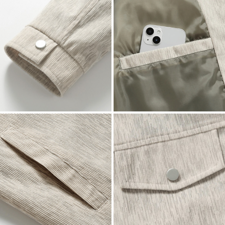 Jackson Corduroy Jacket - London Lake