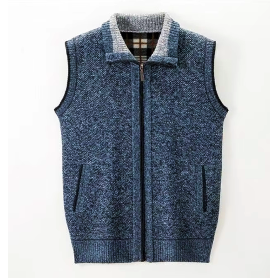 Clifton Knit Vest - London Lake