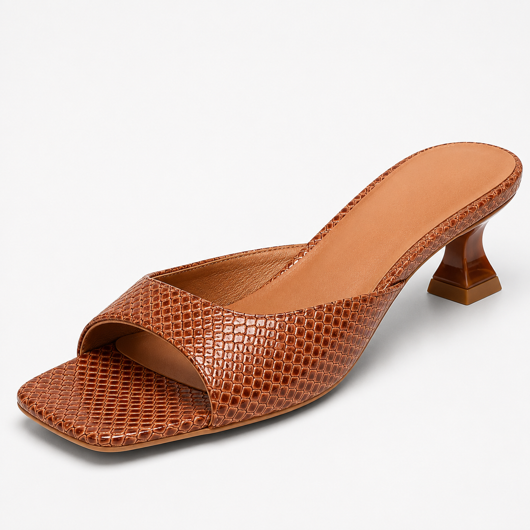 Lisette Embossed Heels