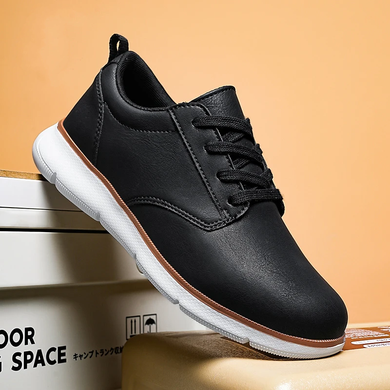 Mason Leather Sneakers - London Lake
