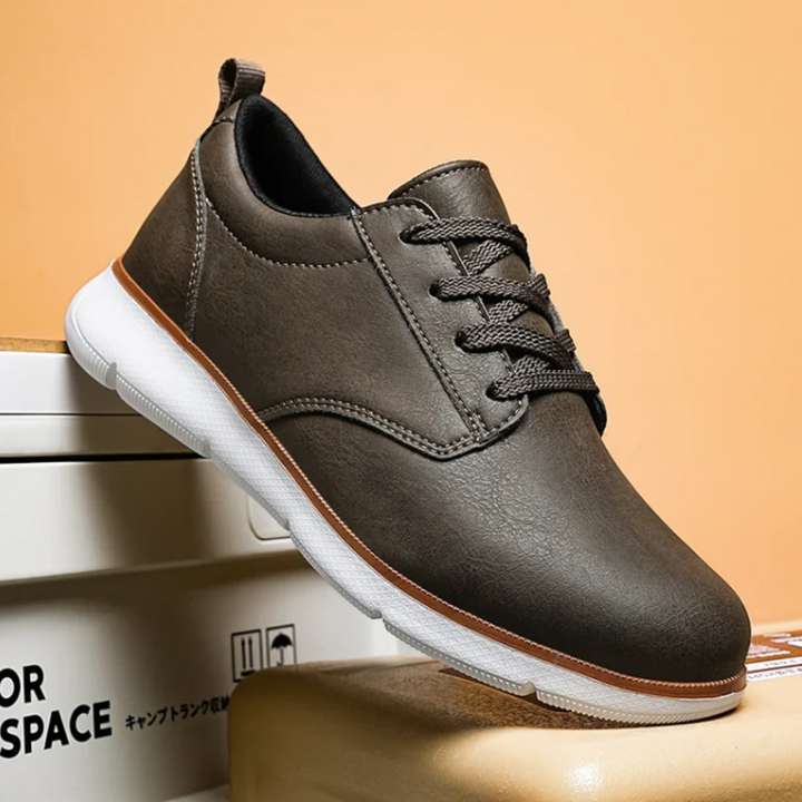 Mason Leather Sneakers - London Lake