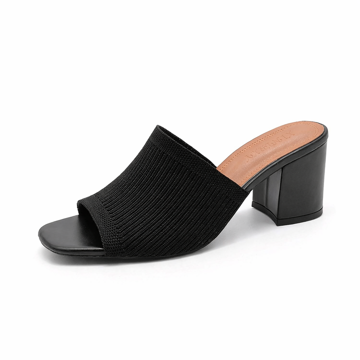 Helena Block Heel Sandals - London Lake