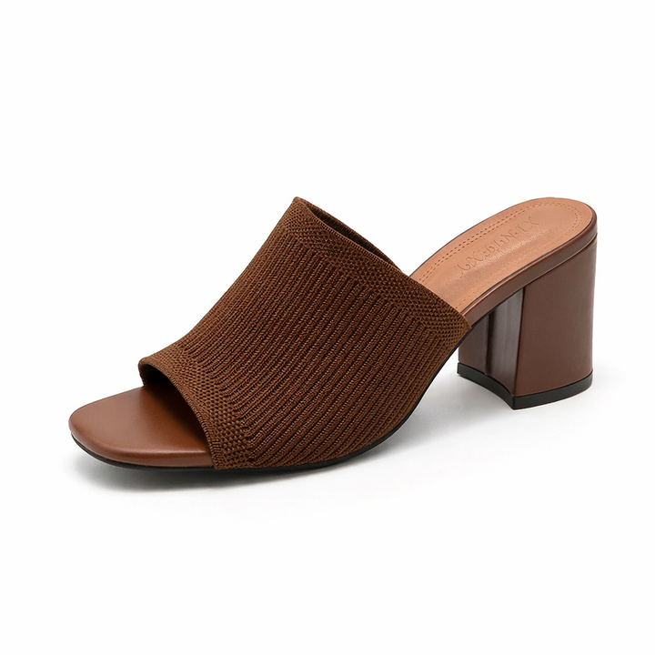 Helena Block Heel Sandals - London Lake