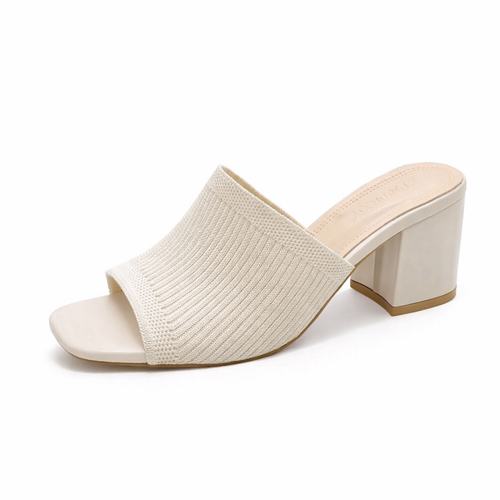 Helena Block Heel Sandals - London Lake