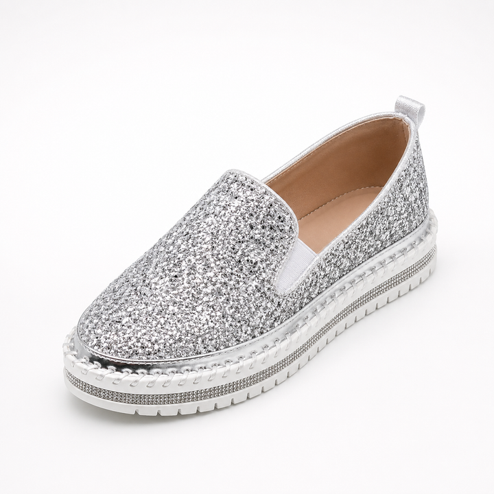 Lindsay Glitter Loafers