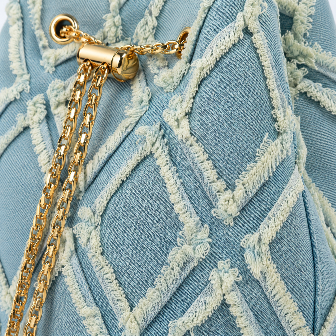 Dolly Denim Bucket Bag