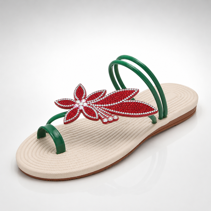 Mariposa Crystal Sandals