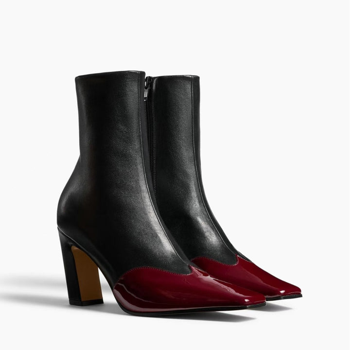 Sloane Bold Toe Ankle Boots