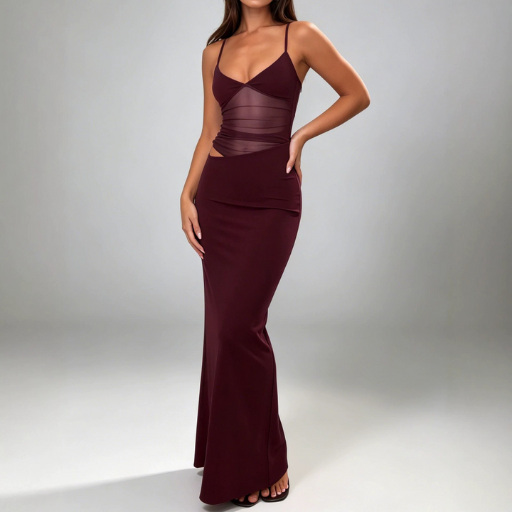 Sienna Mesh Maxi Dress