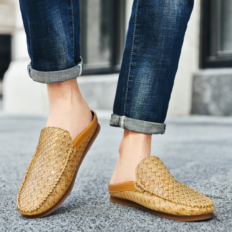 Aldo Leather Slides - London Lake