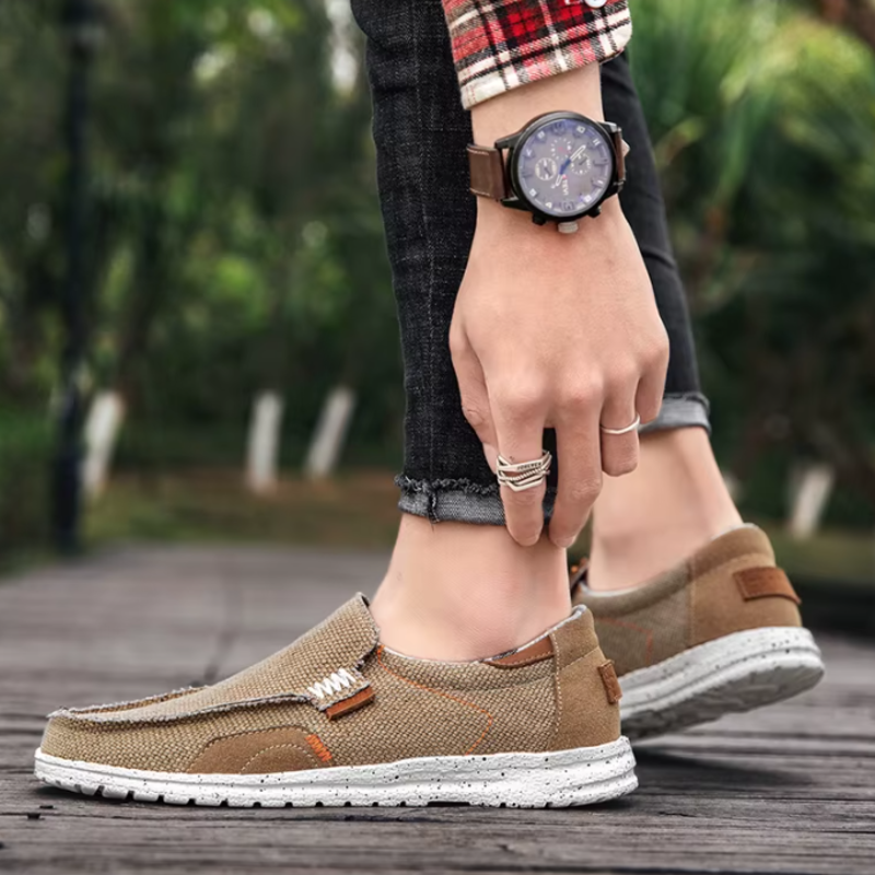 Riverbend Canvas Loafers - London Lake