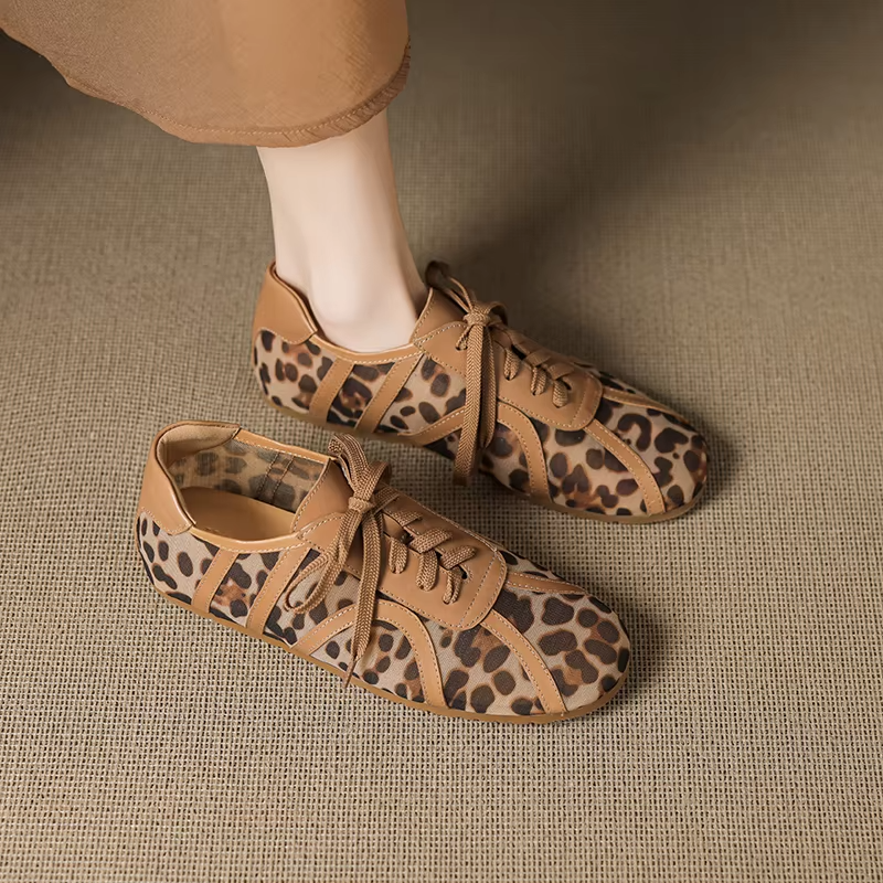 Leopard Mesh Sneakers - London Lake