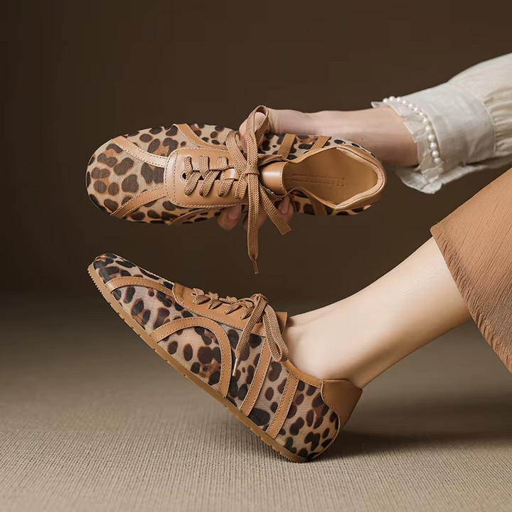 Leopard Mesh Sneakers - London Lake