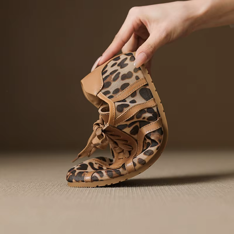 Leopard Mesh Sneakers - London Lake