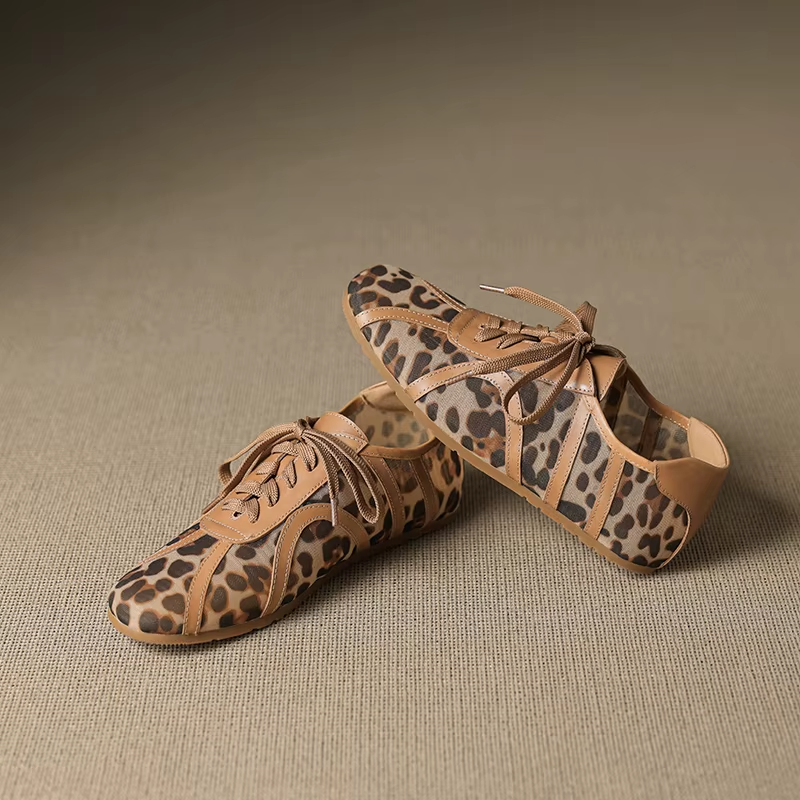 Leopard Mesh Sneakers - London Lake