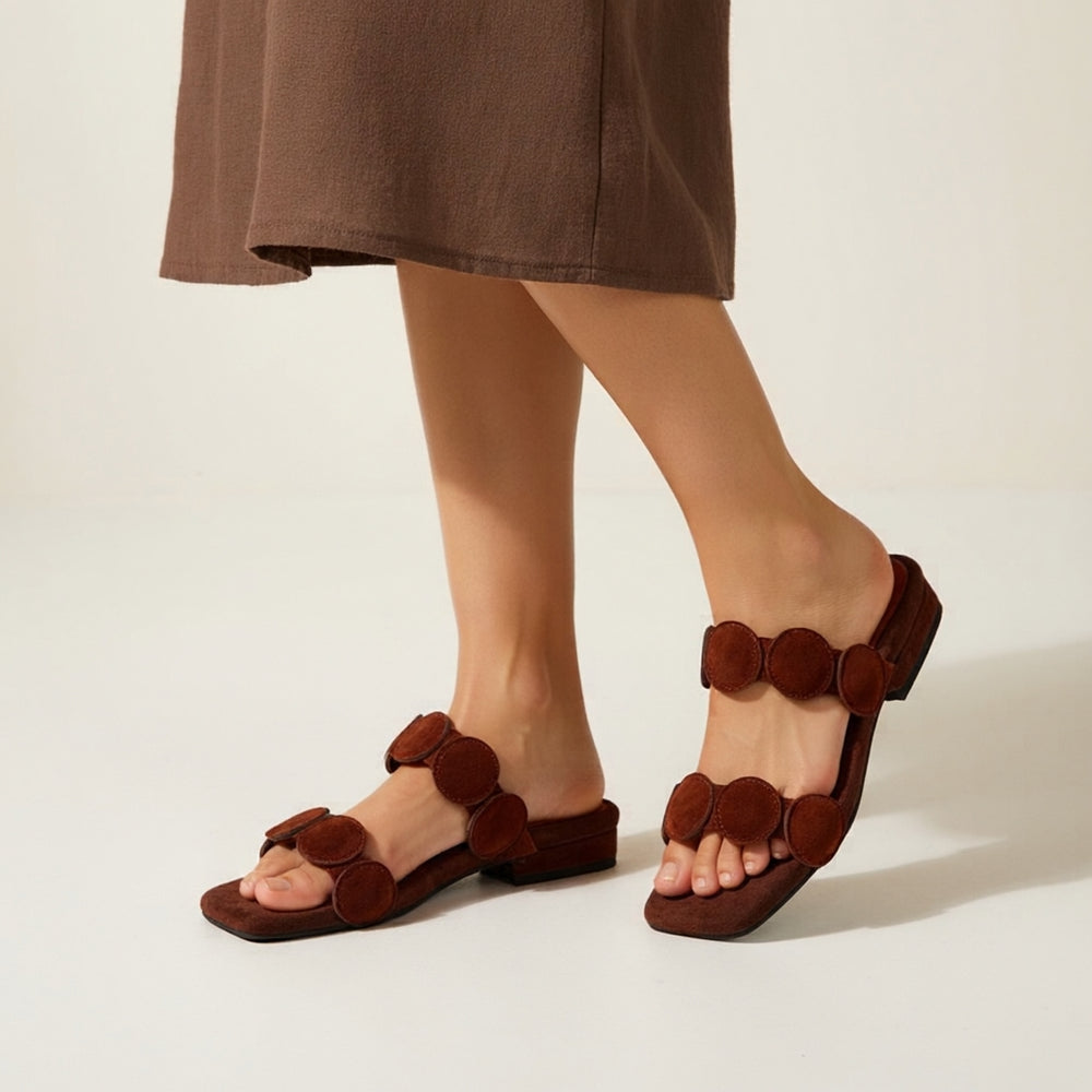 Capri Disc Sandals - London Lake