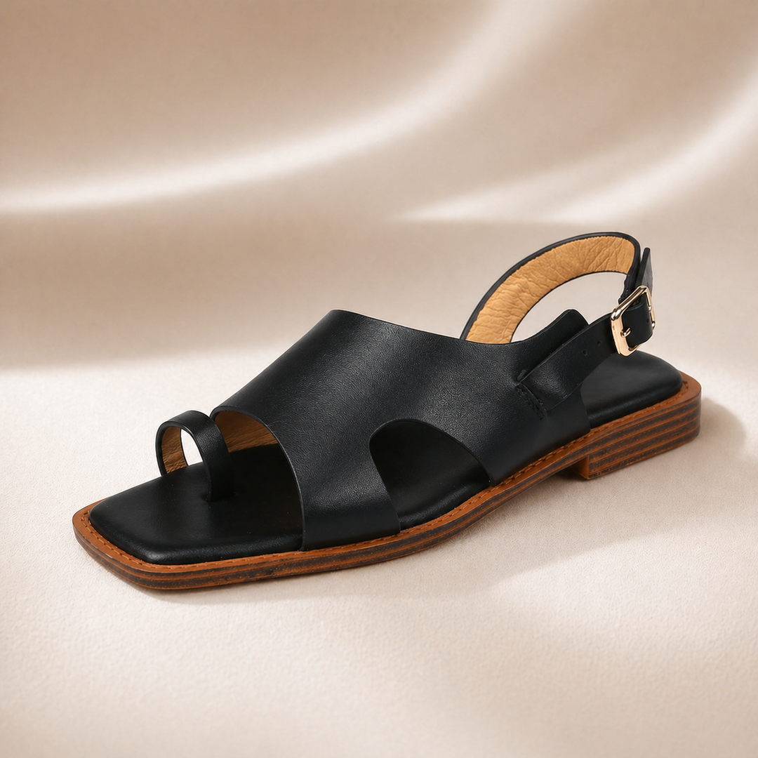 Mila Genuine Leather Sandals - London Lake