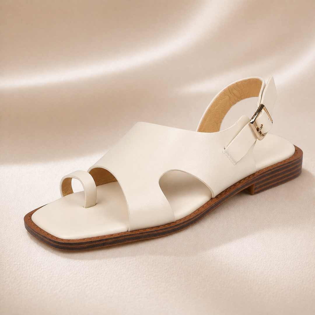 Mila Genuine Leather Sandals - London Lake