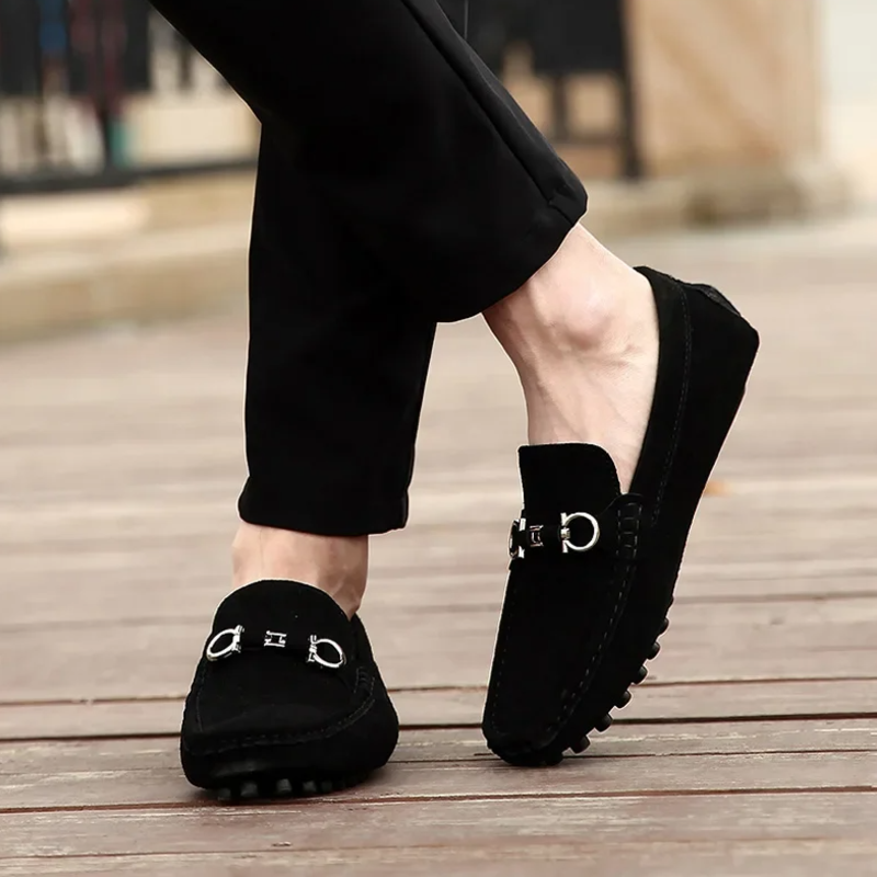 Monaco Suede Loafers - London Lake