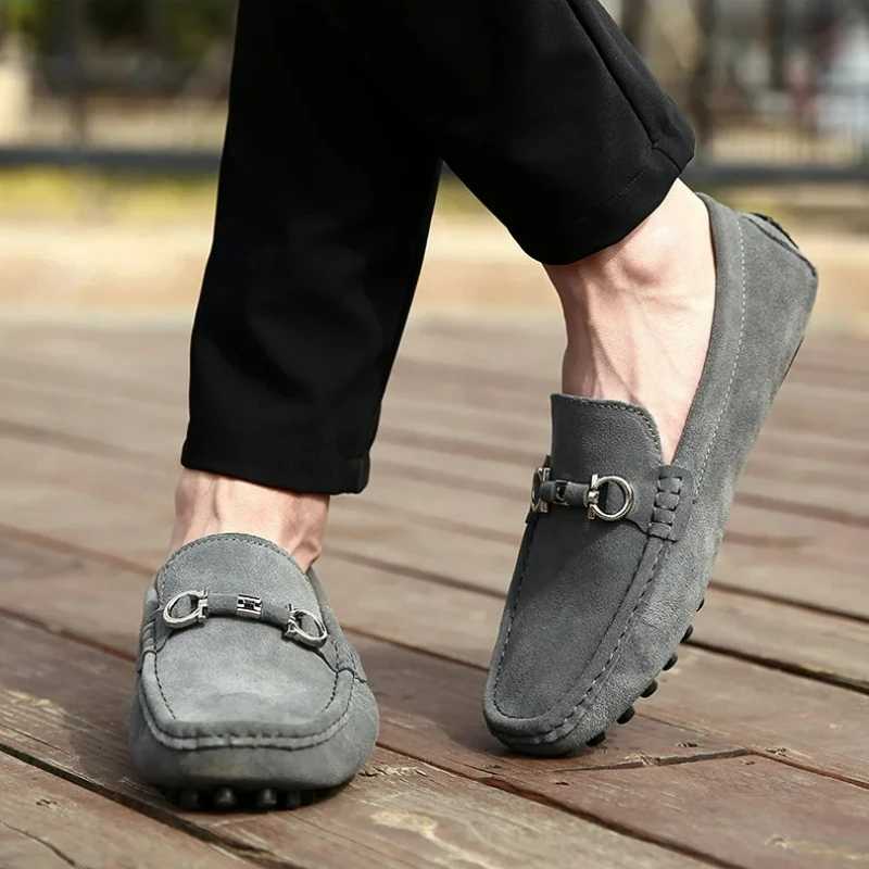 Monaco Suede Loafers - London Lake