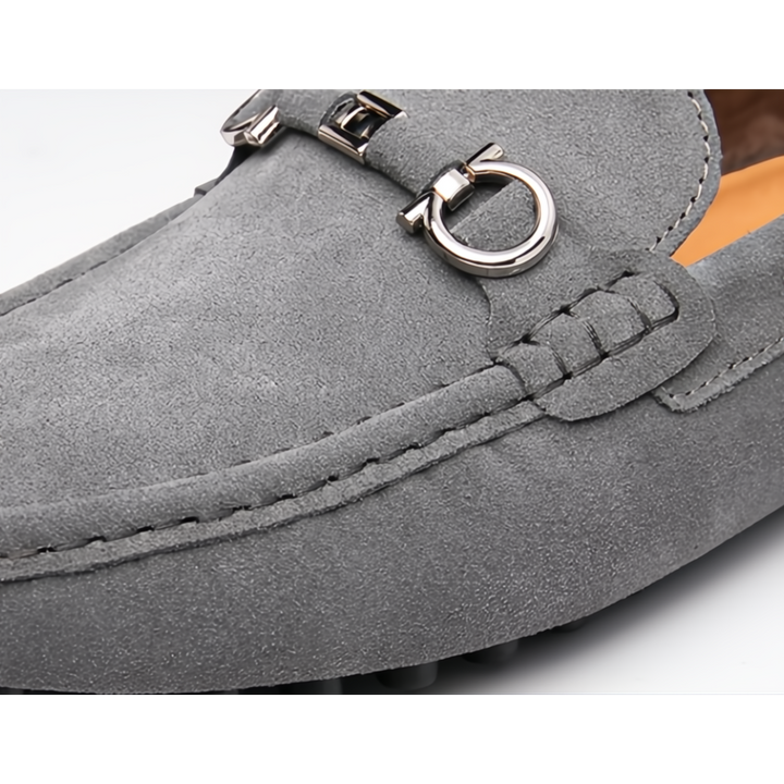 Monaco Suede Loafers - London Lake