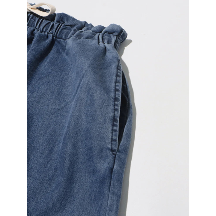 Ella Drawstring Cargo Jeans - London Lake