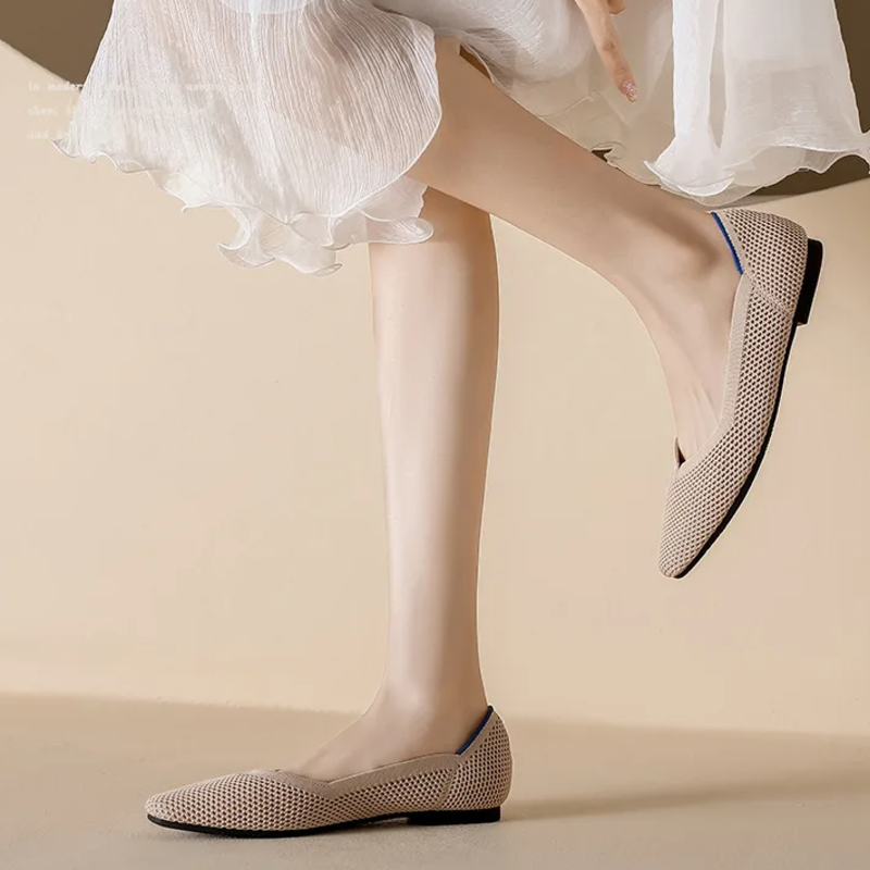Orthopedic Mesh Ballet Flats - London Lake