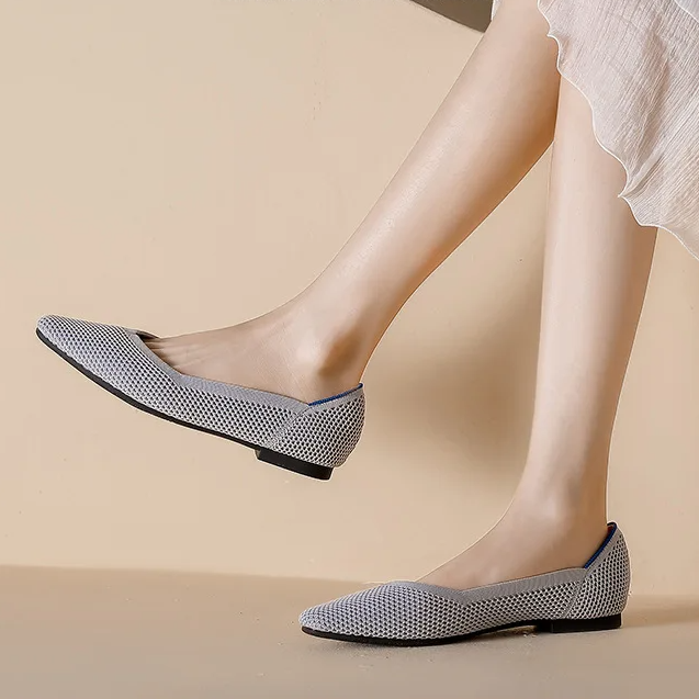 Orthopedic Mesh Ballet Flats - London Lake