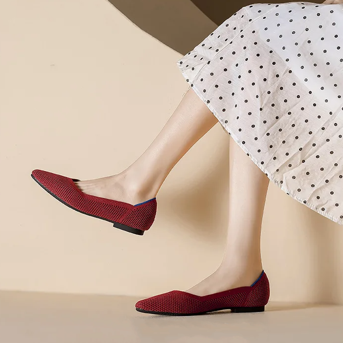 Orthopedic Mesh Ballet Flats - London Lake