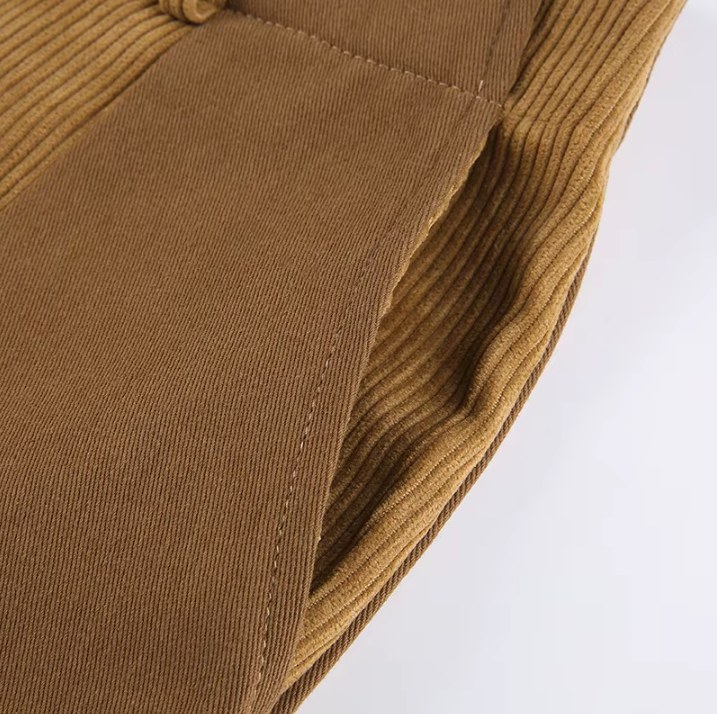 Verge Patchwork Corduroys - London Lake