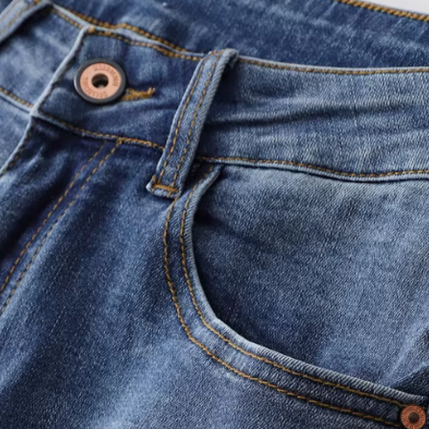 Arianna Straight-Leg Denim Jeans - London Lake