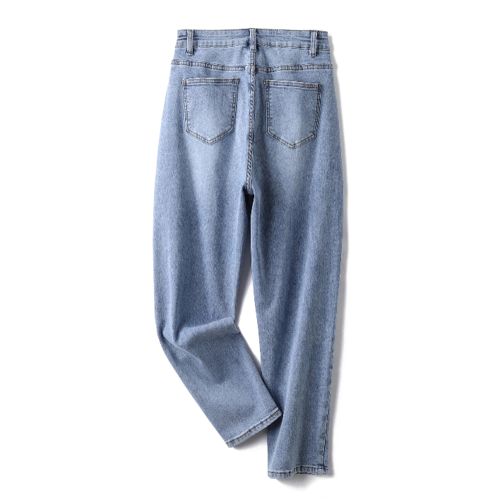 Arianna Straight-Leg Denim Jeans - London Lake