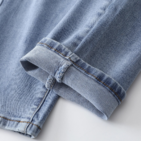 Arianna Straight-Leg Denim Jeans - London Lake