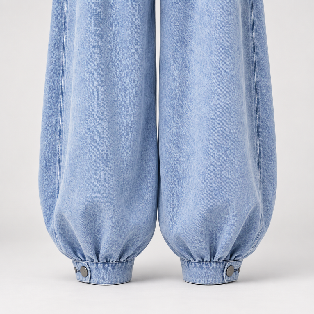 Renee Pleated Balloon Jeans