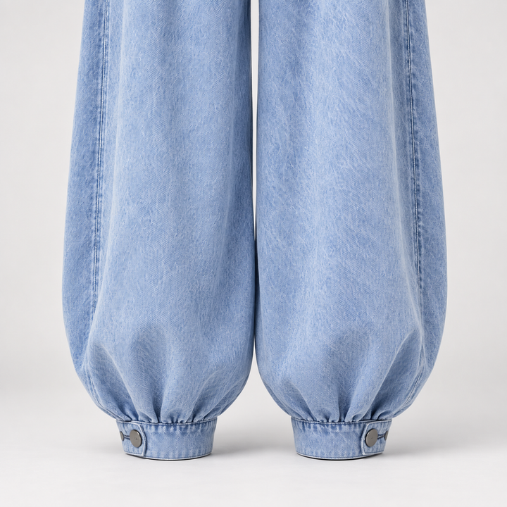 Renee Pleated Balloon Jeans