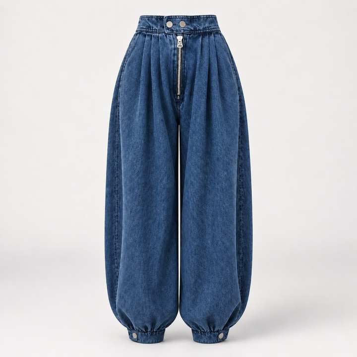Renee Pleated Balloon Jeans
